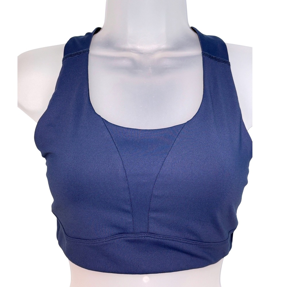 REI Small Sports Bra Athletic Gym Workout Running Yoga‎ Top Navy Blue athleisure
